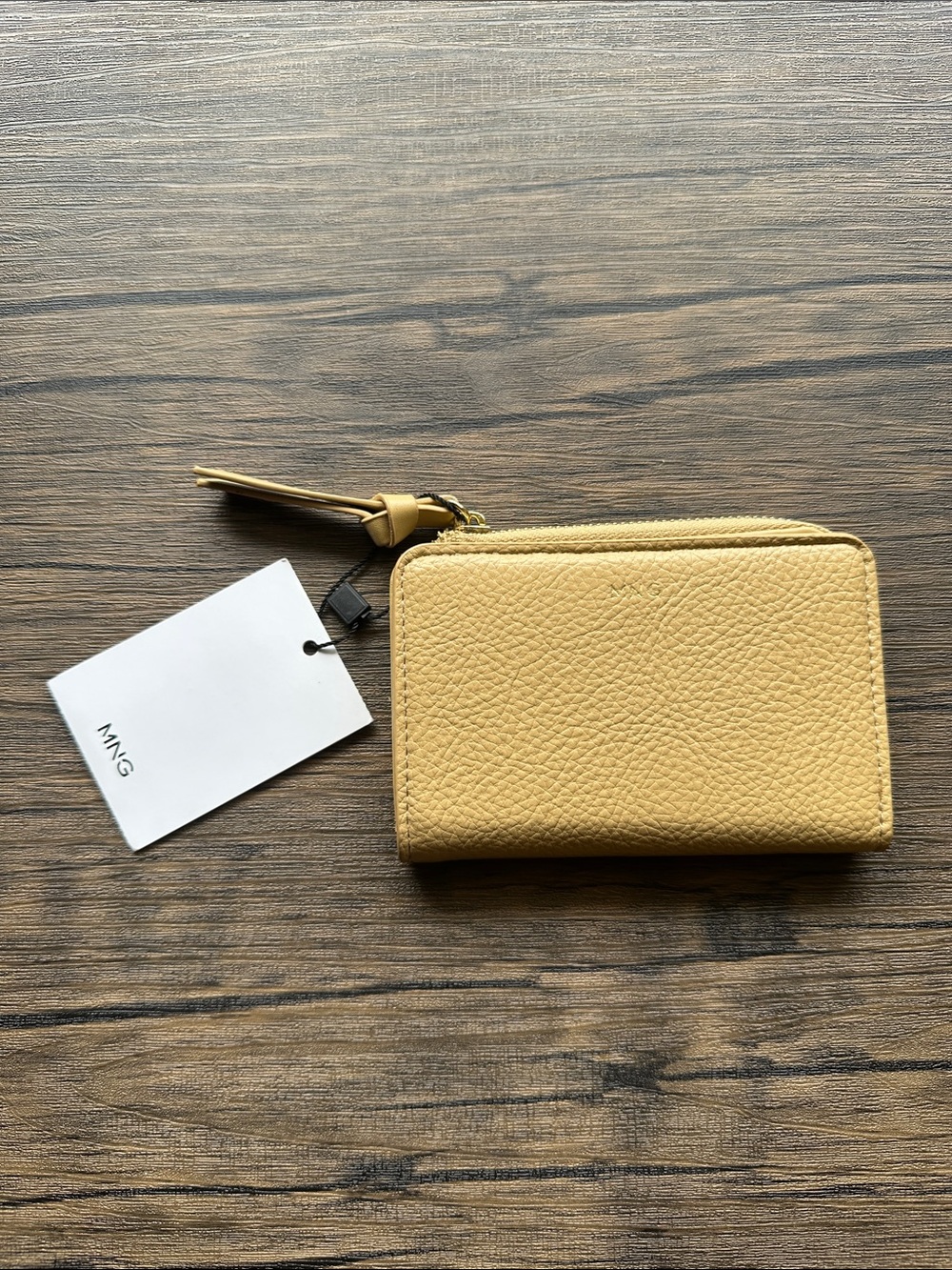 MANGO WOMENS LEATHER EFFECT WALLET
